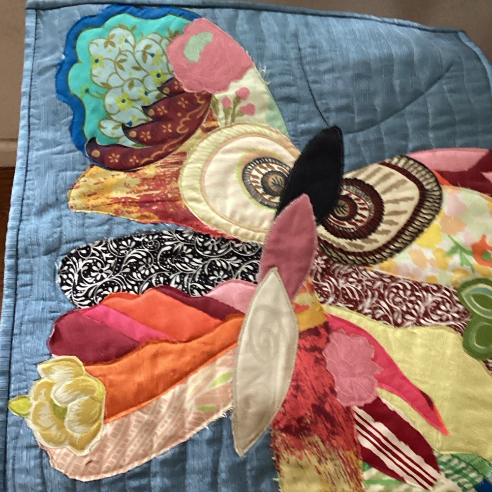 Artistic Floral  fabric art